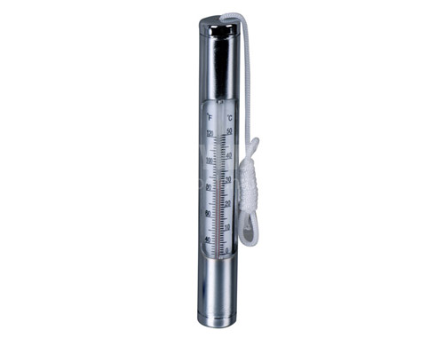 Thermometer 2-plated with Brass body